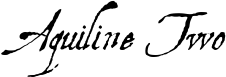 Aquiline Two font